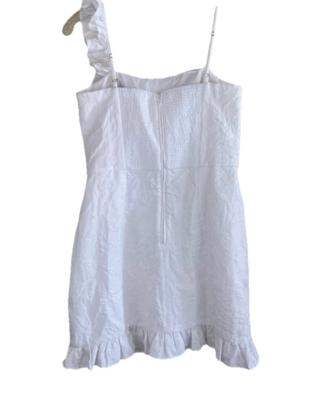 Lilly Pulitzer Women's Maetha Floral Jacquard Ruffle Romper - Picture 5 of 6